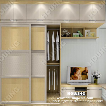 European Style Wardrobe with Sliding Door Made in China